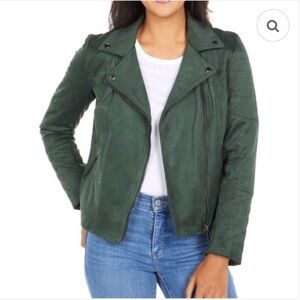 KUT from the Kloth Green Suede Jacket